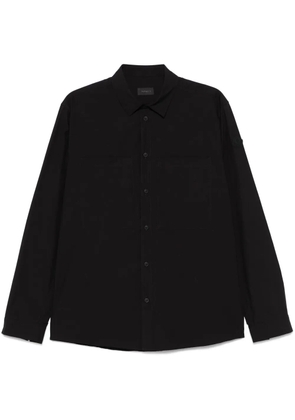 Moncler rubberised-logo shirt - Black