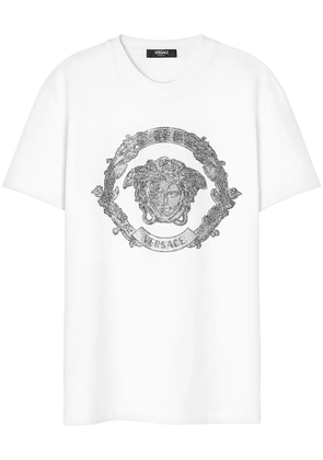 Versace Medusa Head cotton T-shirt - White