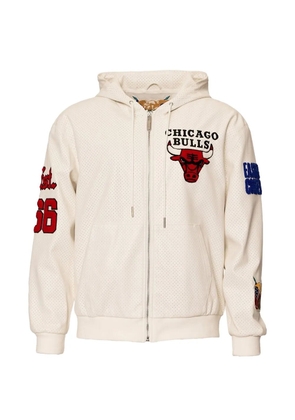 Jeff Hamilton hooded zip-up jacket - Neutrals