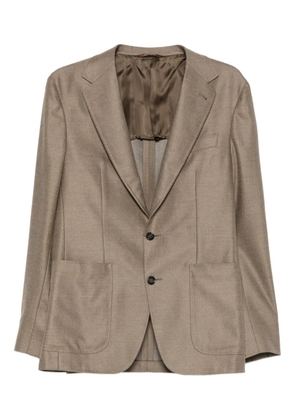 Canali single-breasted blazer - Brown