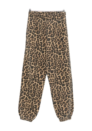 ANINE BING leopard-print track pants - Brown