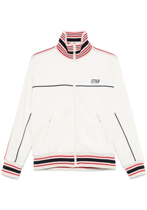 Golden Goose striped-trim jacket - Neutrals