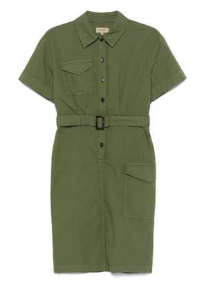 Woolrich belted shirt dress - Green