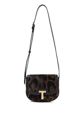 TOM FORD T Logo tote bag - Brown