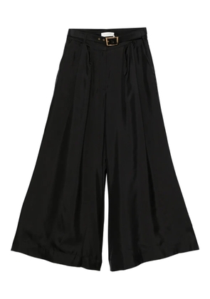 ZIMMERMANN pleated belted trousers - Black