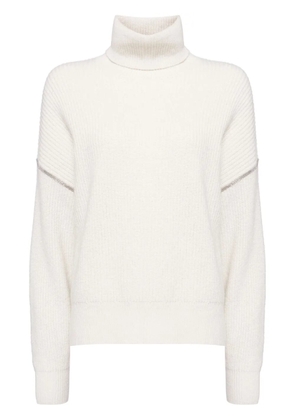 N.Peal roll neck jumper - Neutrals