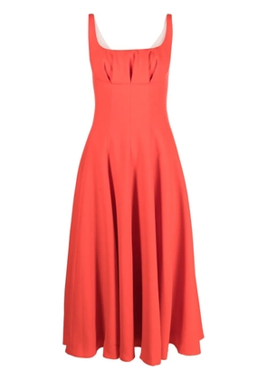 Emilia Wickstead Collins wool midi dress - Orange