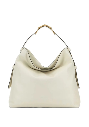 Gucci large Beatrix leather tote bag - Neutrals