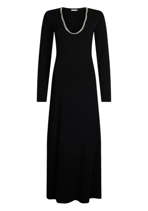 LIU JO rhinestone-embellished dress - Black