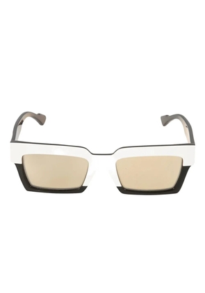 Kador Smart rectangle-frame sunglasses - White