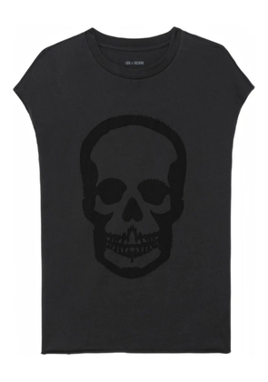 Zadig&Voltaire Cloe skull tank top - Grey