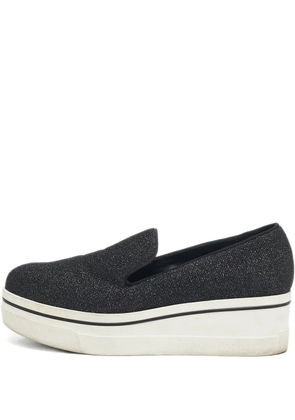 Stella McCartney Pre-Owned Glitter Binx Star sneakers - Black