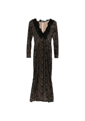 Alessandra Rich lace maxi dress - Black
