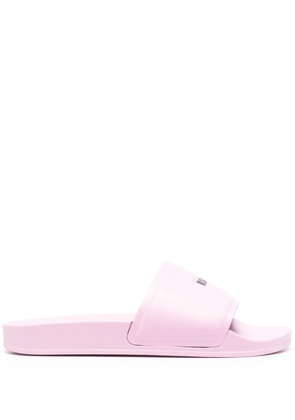 MSGM logo-print sliders - Pink
