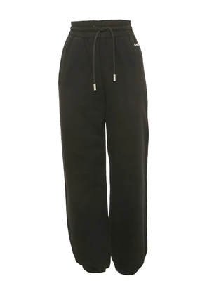 Off-White Pre-Owned logo-embroidery track pants - Black