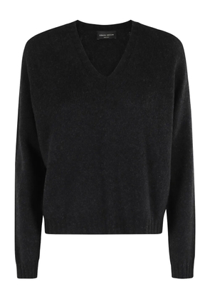 Roberto Collina V-neck sweater - Black