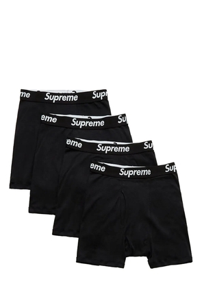 Supreme x Hanes Tagless boxer briefs (set of four) - Black