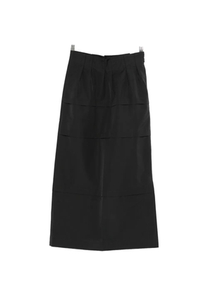 LITKOVSKA tiered midi skirt - Black