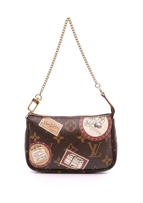 Louis Vuitton Pre-Owned 2008 Monogram Trunks and Bags Patch Mini Pochette Accessoires handbag - Brown