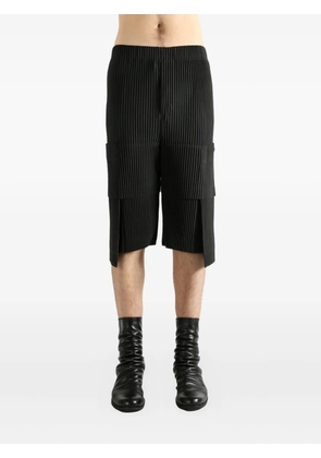 Homme Plissé Issey Miyake pleated multi-pocket trousers - Black