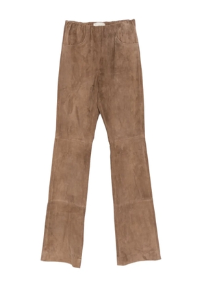 Via Masini 80 panelled trousers - Brown