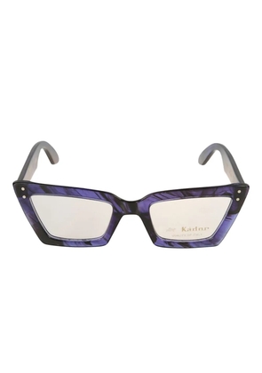 Kador Alexa geometric-frame glasses - Purple