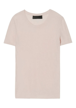 Nili Lotan Hettie ribbed crew-neck T-shirt - Neutrals