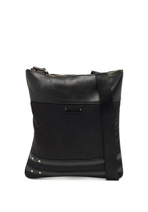 Givenchy Pre-Owned monogram leather messenger bag - Black