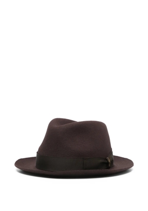 Borsalino Fedora hat - Brown