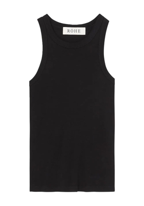 Róhe ribbed racer-back top - 001 BLACK