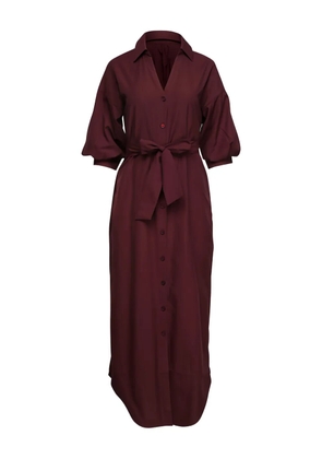 Brochu Walker Kate Barlo buttoned maxi dress - Red