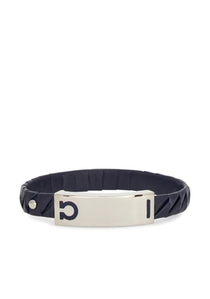 Ferragamo Gancini leather bracelet - Blue