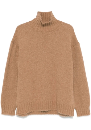 Jil Sander high-neck sweater - Brown