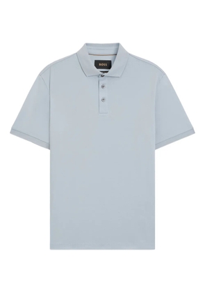 BOSS buttoned polo shirt - Blue
