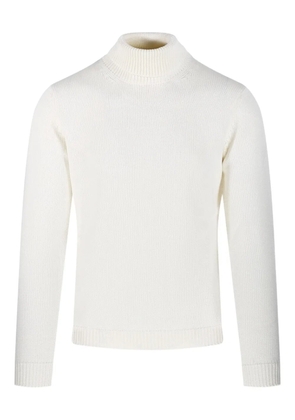 Roberto Collina turtleneck wool sweater - White