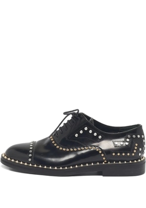 Zadig&Voltaire Youth Clous studded Oxford shoes - Black