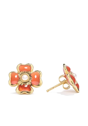 Goossens mini Trèfle stud earrings - Pink