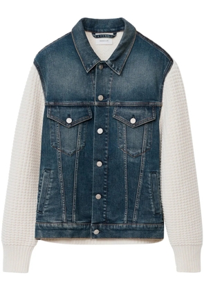 Fabiana Filippi panelled denim jacket - Blue