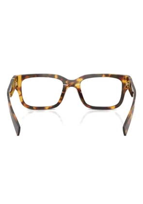 Miu Miu Eyewear logo square-frame glasses - Brown