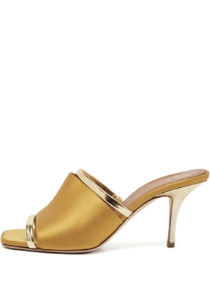Malone Souliers Laney leather heeled slides - Gold