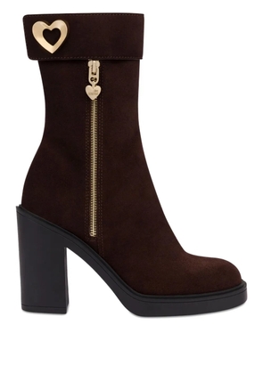 Love Moschino heeled boots - Brown