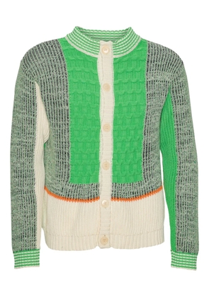 Henrik Vibskov textured knitted cardigan - Green