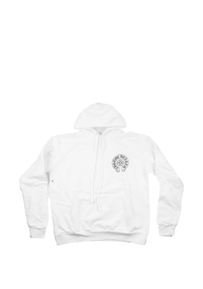Chrome Hearts Miami logo hoodie - White