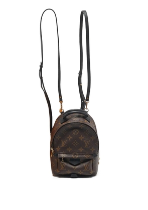 Louis Vuitton Pre-Owned mini Palm Springs monogram-pattern backpack - Brown