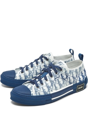 Christian Dior Pre-Owned B23 Oblique lace-up sneakers - Blue