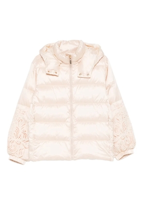 TWINSET hooded puffer jacket - Neutrals