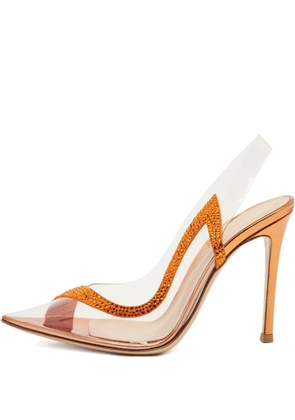 Gianvito Rossi Hortensia slingback pumps - White