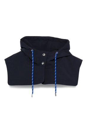 Maje drawstring hood - Blue