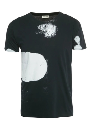 Saint Laurent Pre-Owned cotton T-shirt - Black