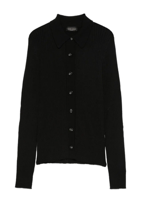 Roberto Collina knitted merino-wool shirt - Black